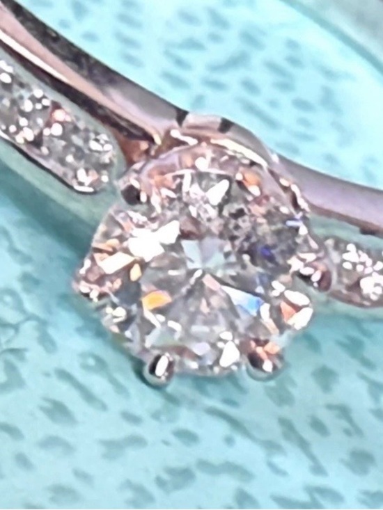 Tiffany & Co. Jewelry - Tiffany & Co Platinum Diamond Engagement Ring .33ct VS2 H Brilliant Cut